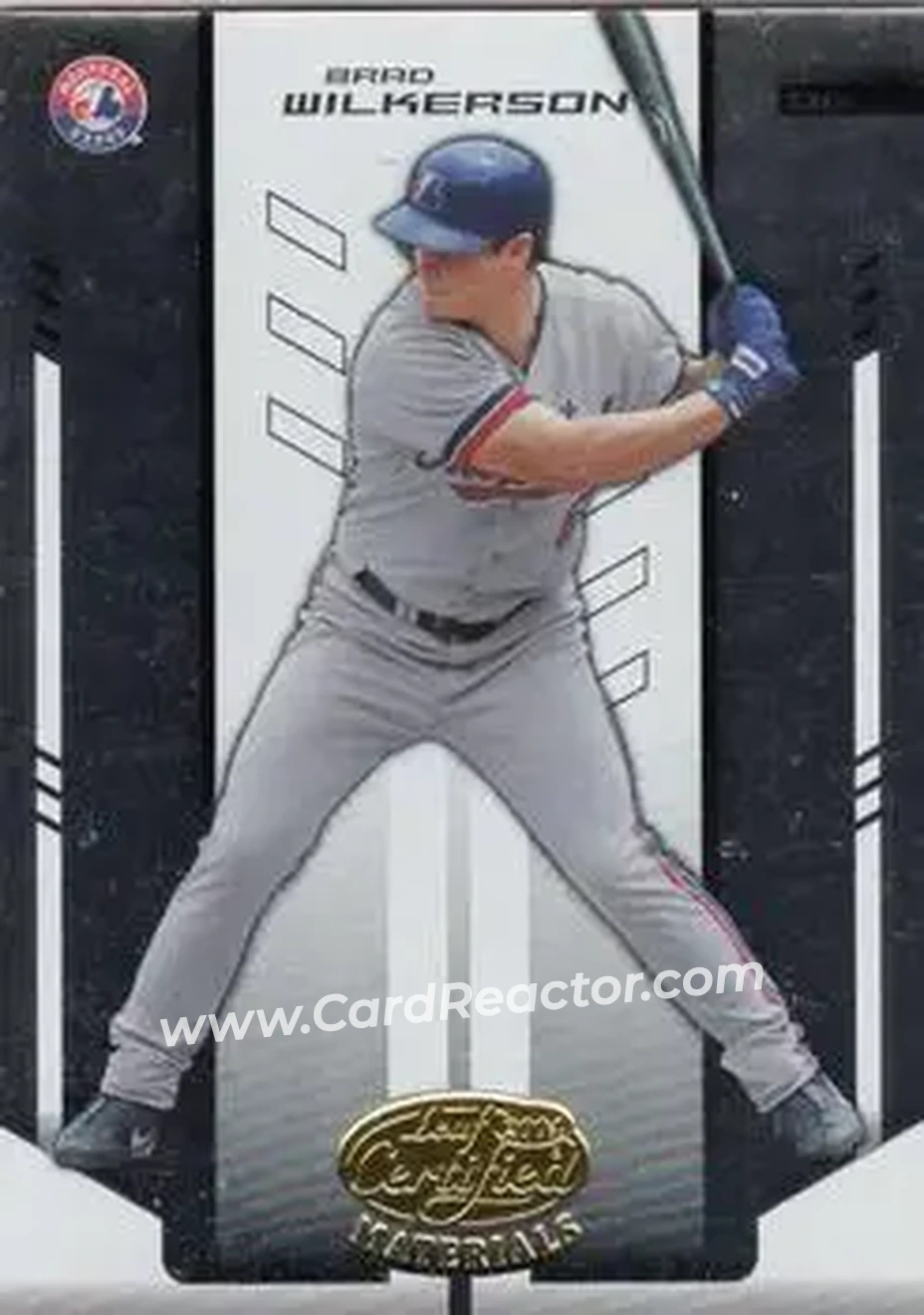2004 Leaf Certified Materials #23 - Brad Wilkerson - Montreal Expos - Front