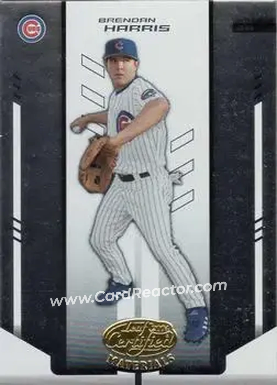 2004 Leaf Certified Materials #25 - Brendan Harris - Chicago Cubs - Front