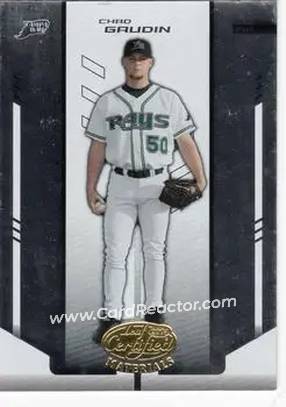 2004 Leaf Certified Materials #39 - Chad Gaudin - Tampa Bay Devil Rays - Front