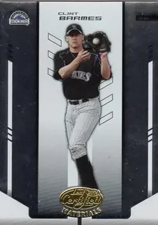 2004 Leaf Certified Materials #43 - Clint Barmes - Colorado Rockies