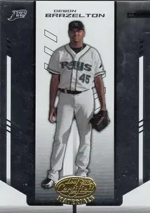 2004 Leaf Certified Materials #52 - Dewon Brazelton - Tampa Bay Devil Rays
