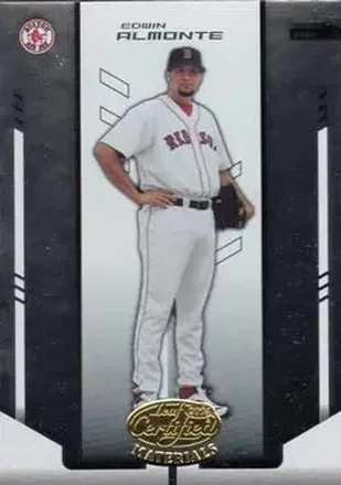2004 Leaf Certified Materials #56 - Edwin Almonte - Boston Red Sox