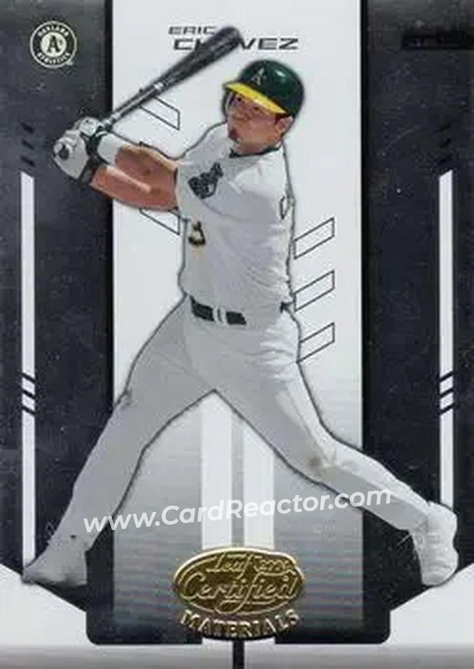 2004 Leaf Certified Materials #58 - Eric Chavez - Oakland Athletics - Front 2004 Leaf Certified Materials #58 - Eric Chavez - Oakland Athletics - Front