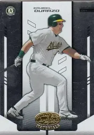 2004 Leaf Certified Materials #61 - Erubiel Durazo - Oakland Athletics