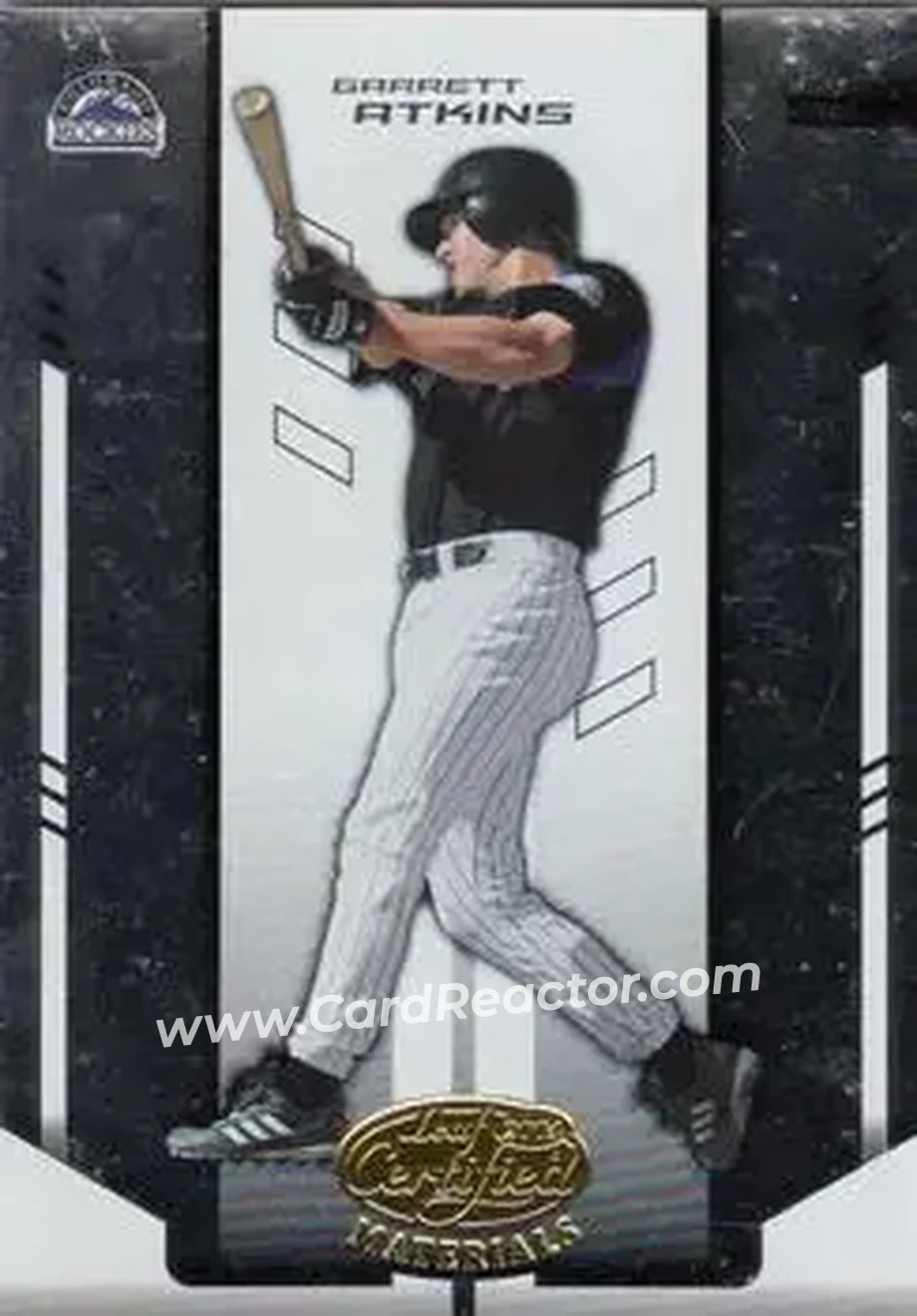 2004 Leaf Certified Materials #66 - Garrett Atkins - Colorado Rockies - Front