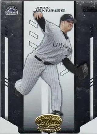 2004 Leaf Certified Materials #83 - Jason Jennings - Colorado Rockies