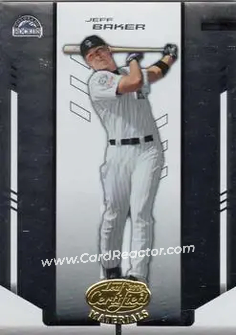 2004 Leaf Certified Materials #92 - Jeff Baker - Colorado Rockies - Front