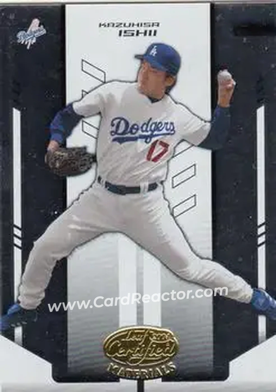2004 Leaf Certified Materials #115 - Kazuhisa Ishii - Los Angeles Dodgers - Front