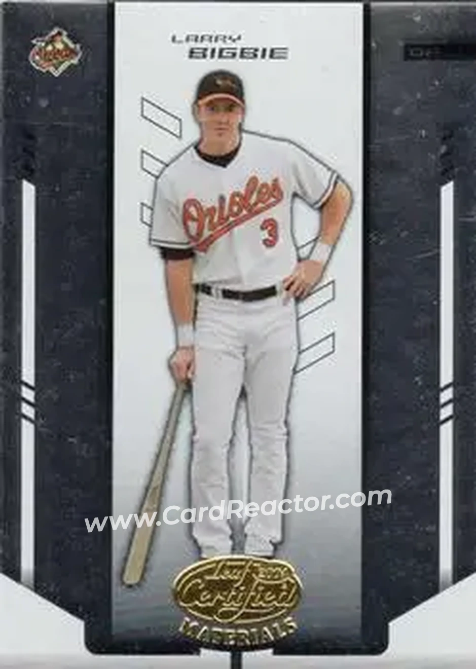 2004 Leaf Certified Materials #121 - Larry Bigbie - Baltimore Orioles - Front