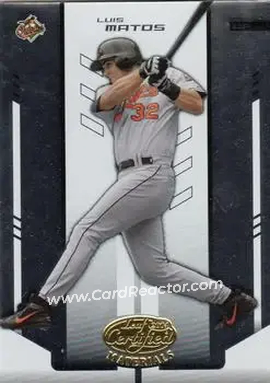 2004 Leaf Certified Materials #125 - Luis Matos - Baltimore Orioles - Front