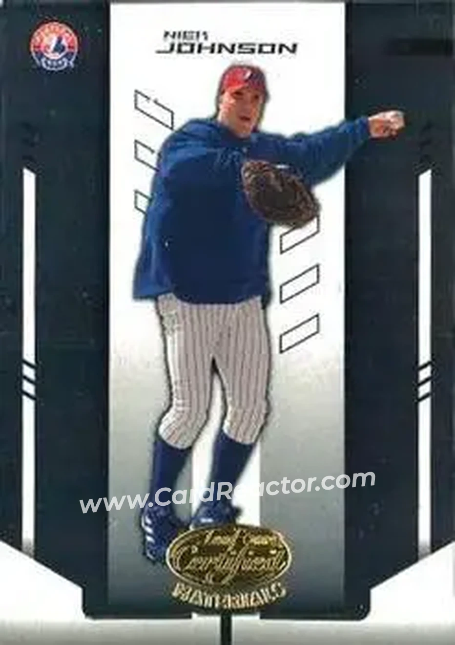 2004 Leaf Certified Materials #143 - Nick Johnson - Montreal Expos - Front