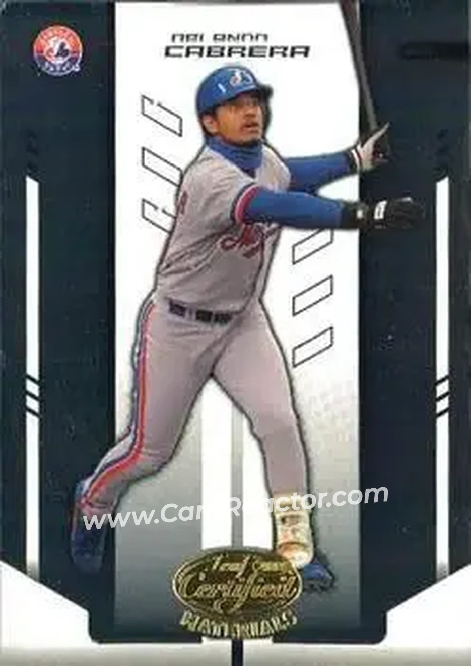 2004 Leaf Certified Materials #146 - Orlando Cabrera - Montreal Expos - Front 2004 Leaf Certified Materials #146 - Orlando Cabrera - Montreal Expos - Front