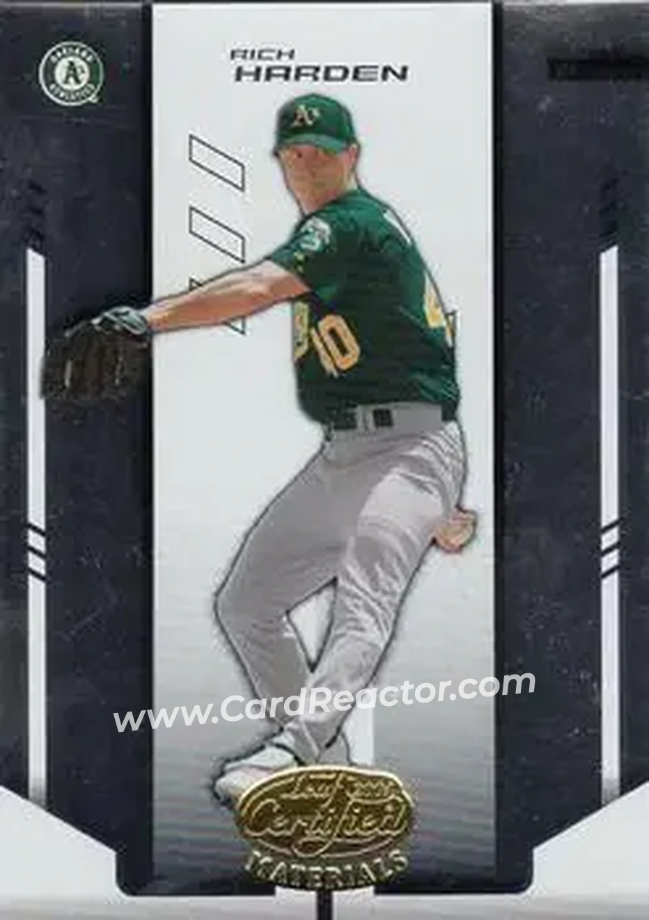 2004 Leaf Certified Materials #158 - Rich Harden - Oakland Athletics - Front 2004 Leaf Certified Materials #158 - Rich Harden - Oakland Athletics - Front