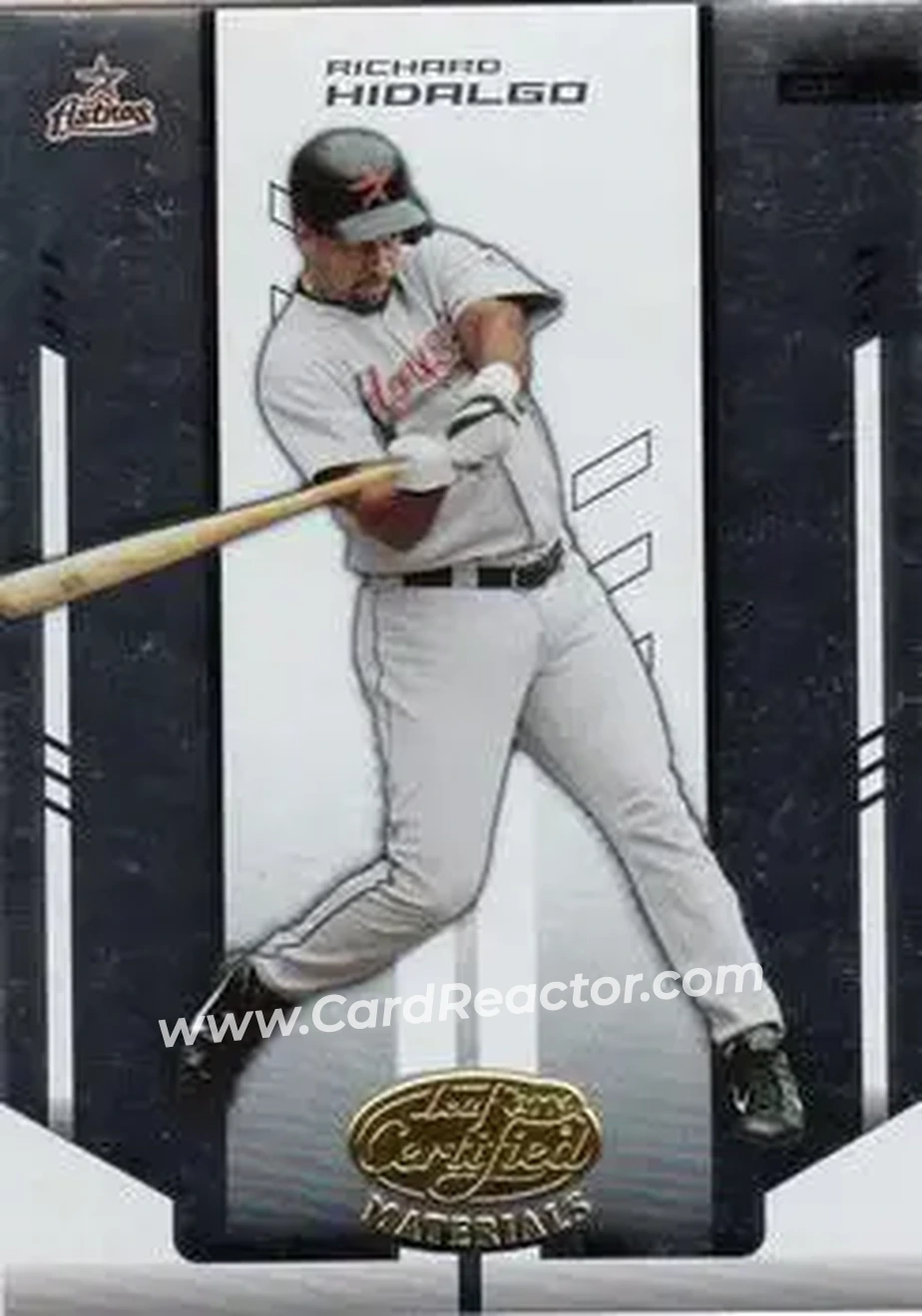 2004 Leaf Certified Materials #159 - Richard Hidalgo - Houston Astros - Front