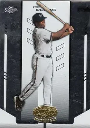 2004 Leaf Certified Materials #161 - Rickie Weeks - Milwaukee Brewers