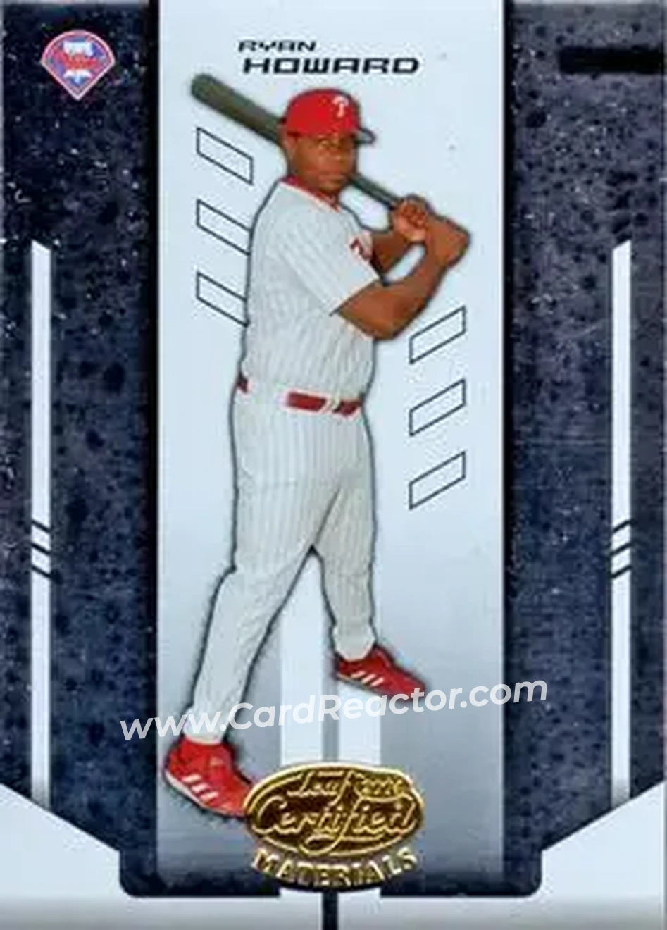 2004 Leaf Certified Materials #167 - Ryan Howard - Philadelphia Phillies - Front 2004 Leaf Certified Materials #167 - Ryan Howard - Philadelphia Phillies - Front