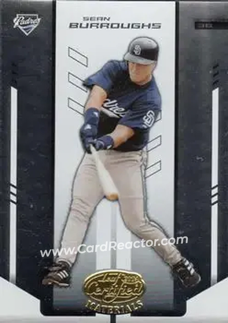 2004 Leaf Certified Materials #173 - Sean Burroughs - San Diego Padres - Front