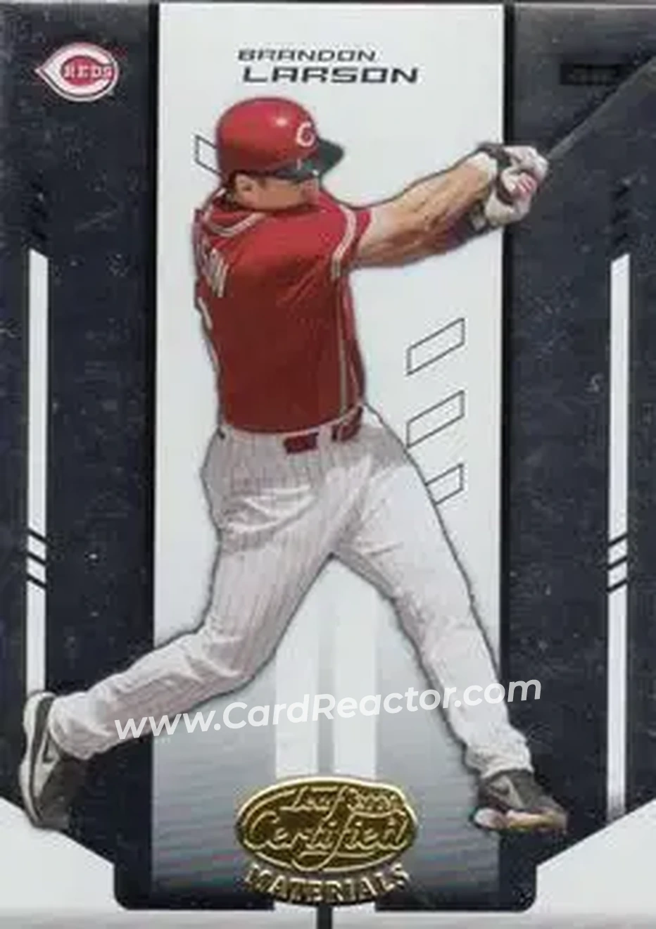 2004 Leaf Certified Materials #190 - Brandon Larson - Cincinnati Reds - Front 2004 Leaf Certified Materials #190 - Brandon Larson - Cincinnati Reds - Front