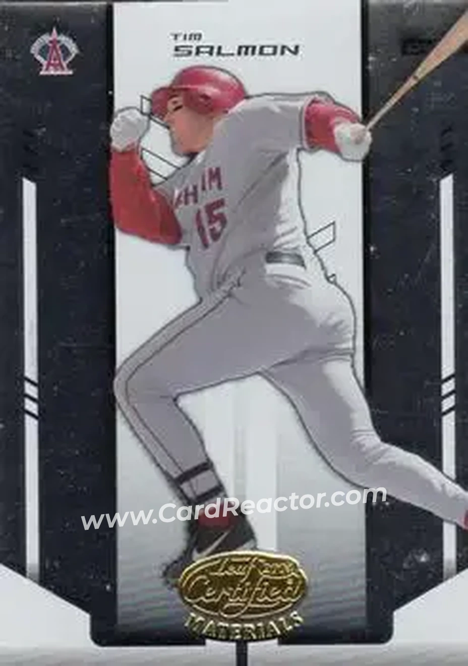 2004 Leaf Certified Materials #192 - Tim Salmon - Anaheim Angels - Front