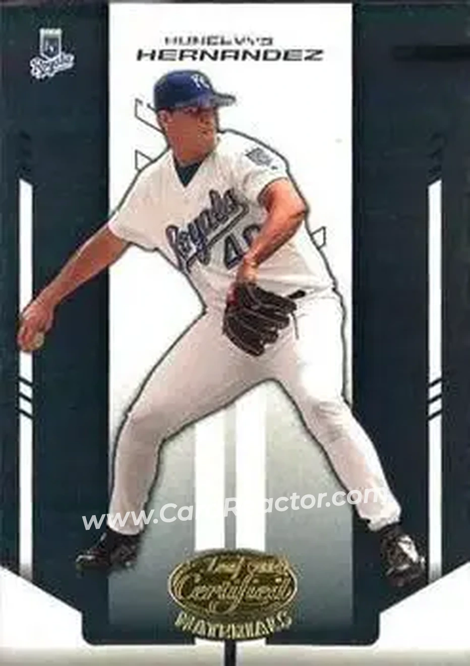 2004 Leaf Certified Materials #194 - Runelvys Hernandez - Kansas City Royals - Front