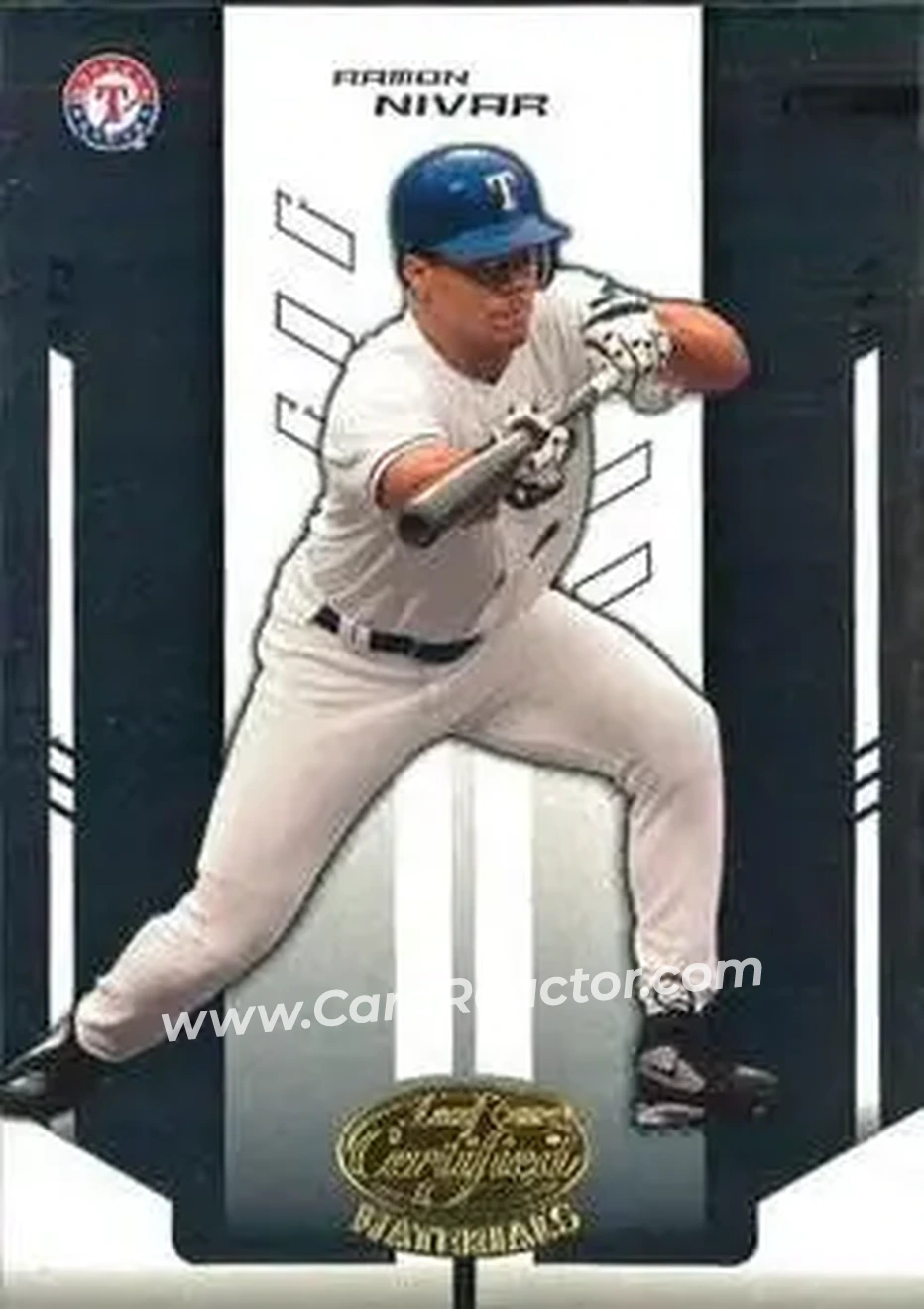 2004 Leaf Certified Materials #195 - Ramon Nivar - Texas Rangers - Front