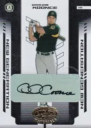 2004 Leaf Certified Materials #244 - Graham Koonce - Oakland Athletics