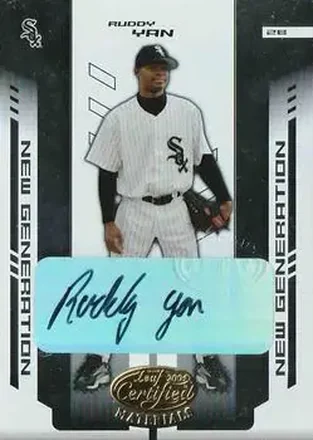 2004 Leaf Certified Materials #272 - Ruddy Yan - Chicago White Sox