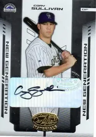 2004 Leaf Certified Materials #278 - Cory Sullivan - Colorado Rockies