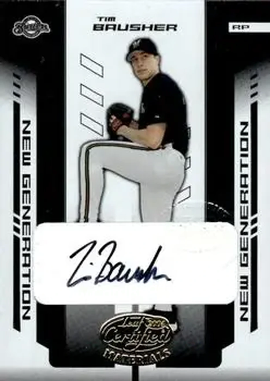 2004 Leaf Certified Materials #283 - Tim Bausher - Milwaukee Brewers - Front 2004 Leaf Certified Materials #283 - Tim Bausher - Milwaukee Brewers - Front