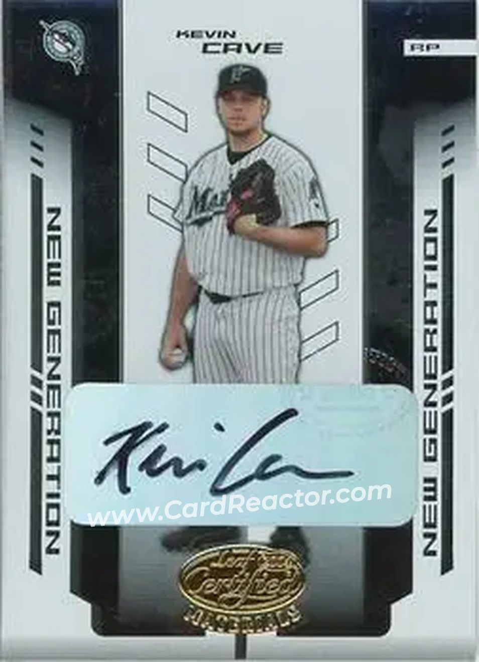2004 Leaf Certified Materials #289 - Kevin Cave - Florida Marlins - Front