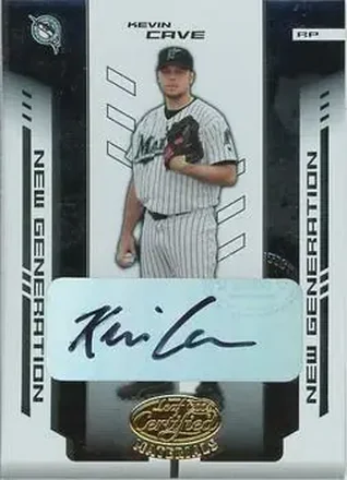 2004 Leaf Certified Materials #289 - Kevin Cave - Florida Marlins