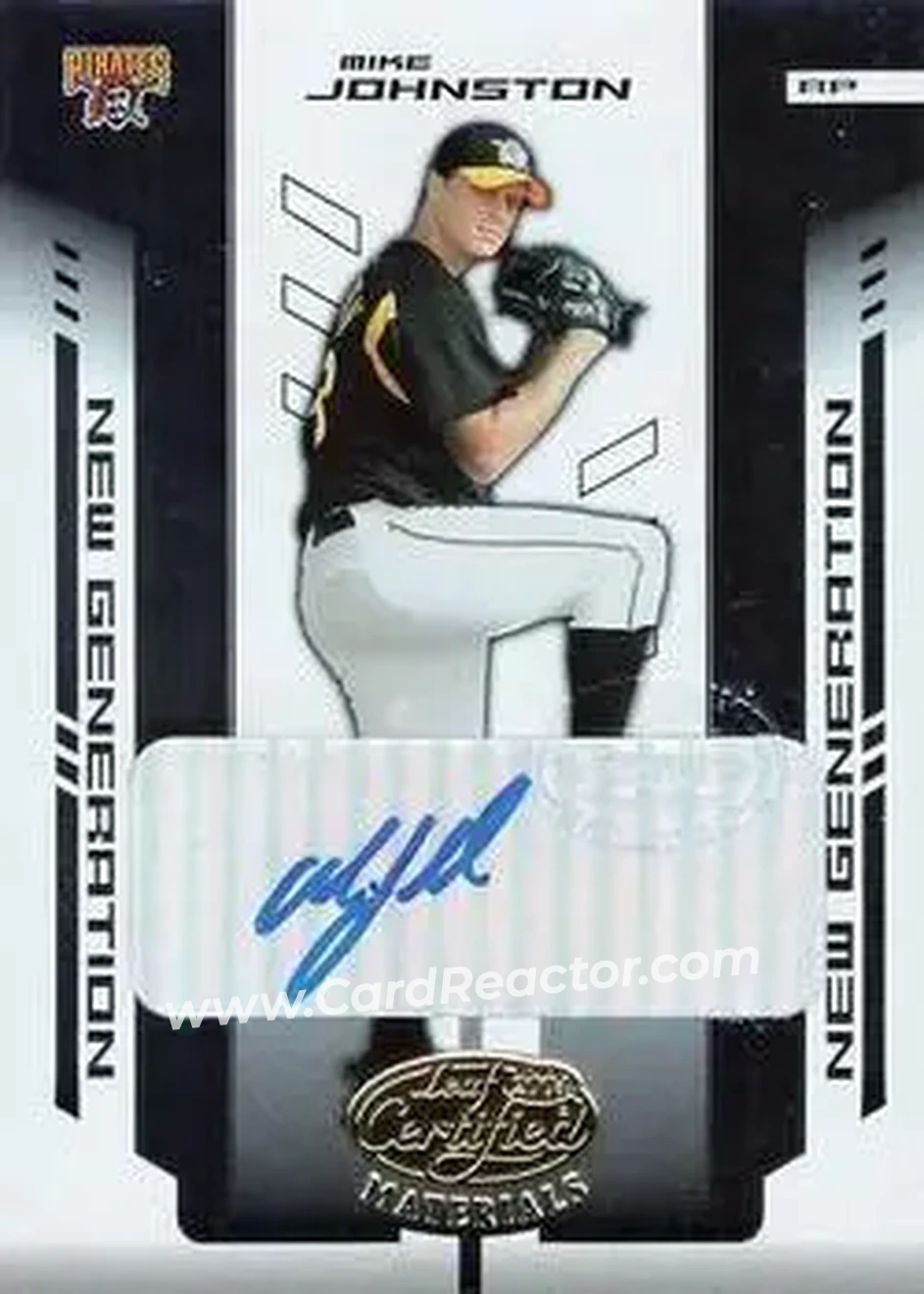 2004 Leaf Certified Materials #290 - Mike Johnston - Pittsburgh Pirates - Front 2004 Leaf Certified Materials #290 - Mike Johnston - Pittsburgh Pirates - Front
