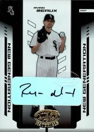 2004 Leaf Certified Materials #295 - Ryan Meaux - Chicago White Sox