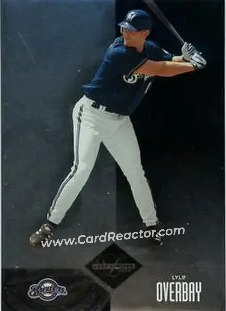 2004 Leaf Limited #95 - Lyle Overbay - Milwaukee Brewers - Front