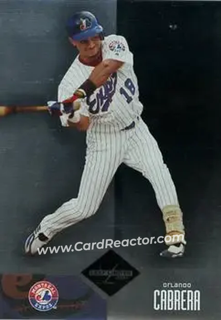 2004 Leaf Limited #119 - Orlando Cabrera - Montreal Expos - Front 2004 Leaf Limited #119 - Orlando Cabrera - Montreal Expos - Front
