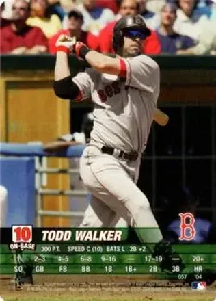 2004 MLB Showdown #057 - Todd Walker - Boston Red Sox