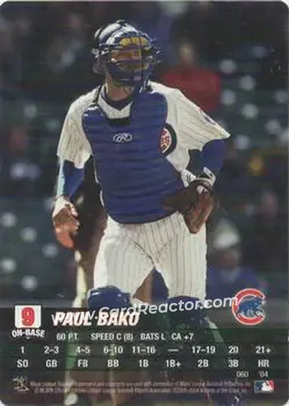 2004 MLB Showdown #060 - Paul Bako - Chicago Cubs - Front 2004 MLB Showdown #060 - Paul Bako - Chicago Cubs - Front