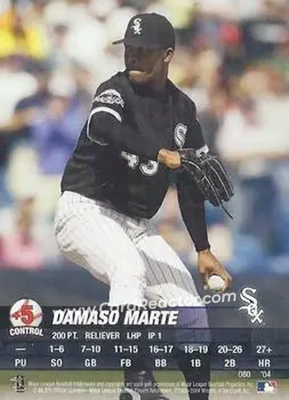 2004 MLB Showdown #080 - Damaso Marte - Chicago White Sox - Front