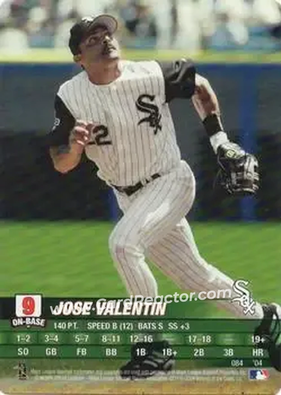 2004 MLB Showdown #084 - Jose Valentin - Chicago White Sox - Front