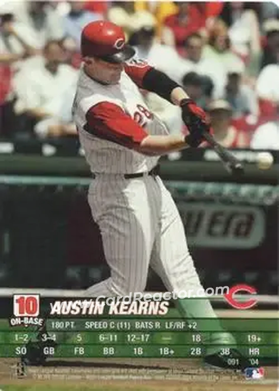 2004 MLB Showdown #091 - Austin Kearns - Cincinnati Reds - Front