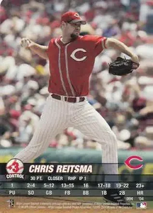 2004 MLB Showdown #094 - Chris Reitsma - Cincinnati Reds