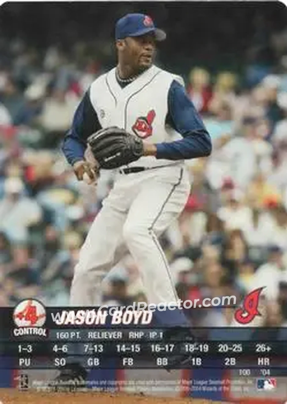 2004 MLB Showdown #100 - Jason Boyd - Cleveland Indians - Front 2004 MLB Showdown #100 - Jason Boyd - Cleveland Indians - Front