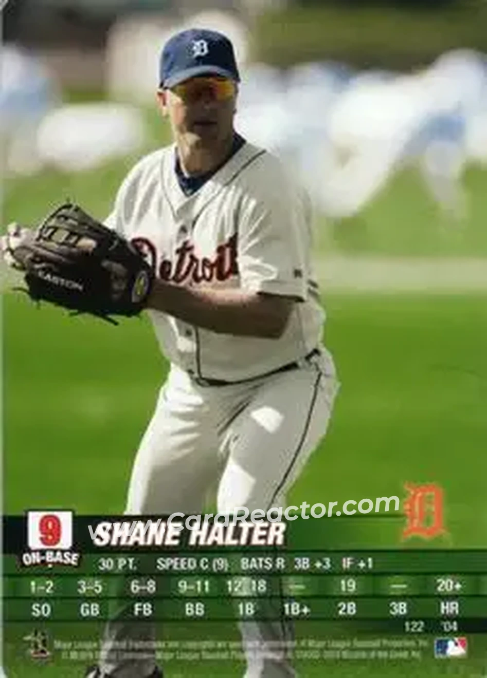 2004 MLB Showdown #122 - Shane Halter - Detroit Tigers - Front 2004 MLB Showdown #122 - Shane Halter - Detroit Tigers - Front