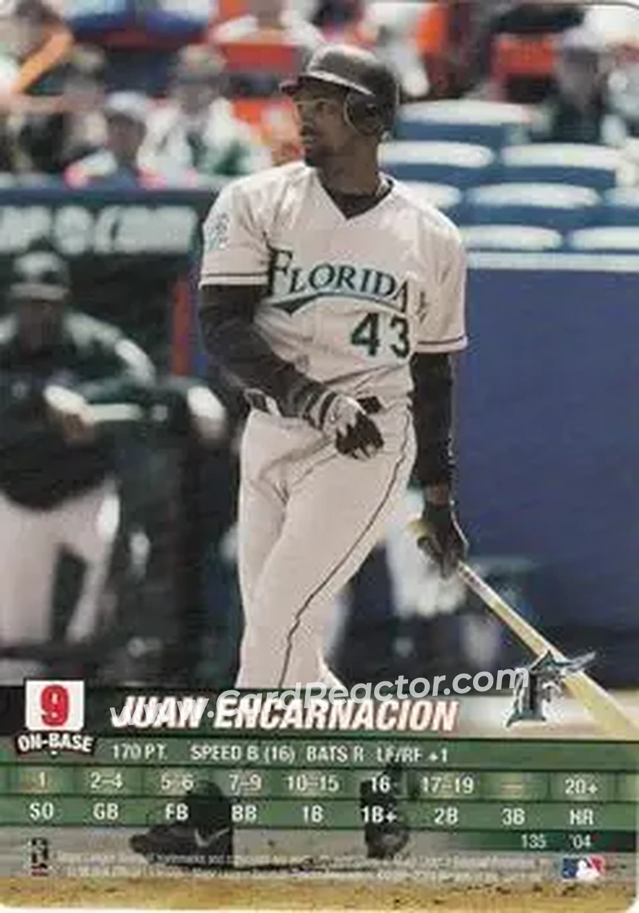 2004 MLB Showdown #135 - Juan Encarnacion - Florida Marlins - Front