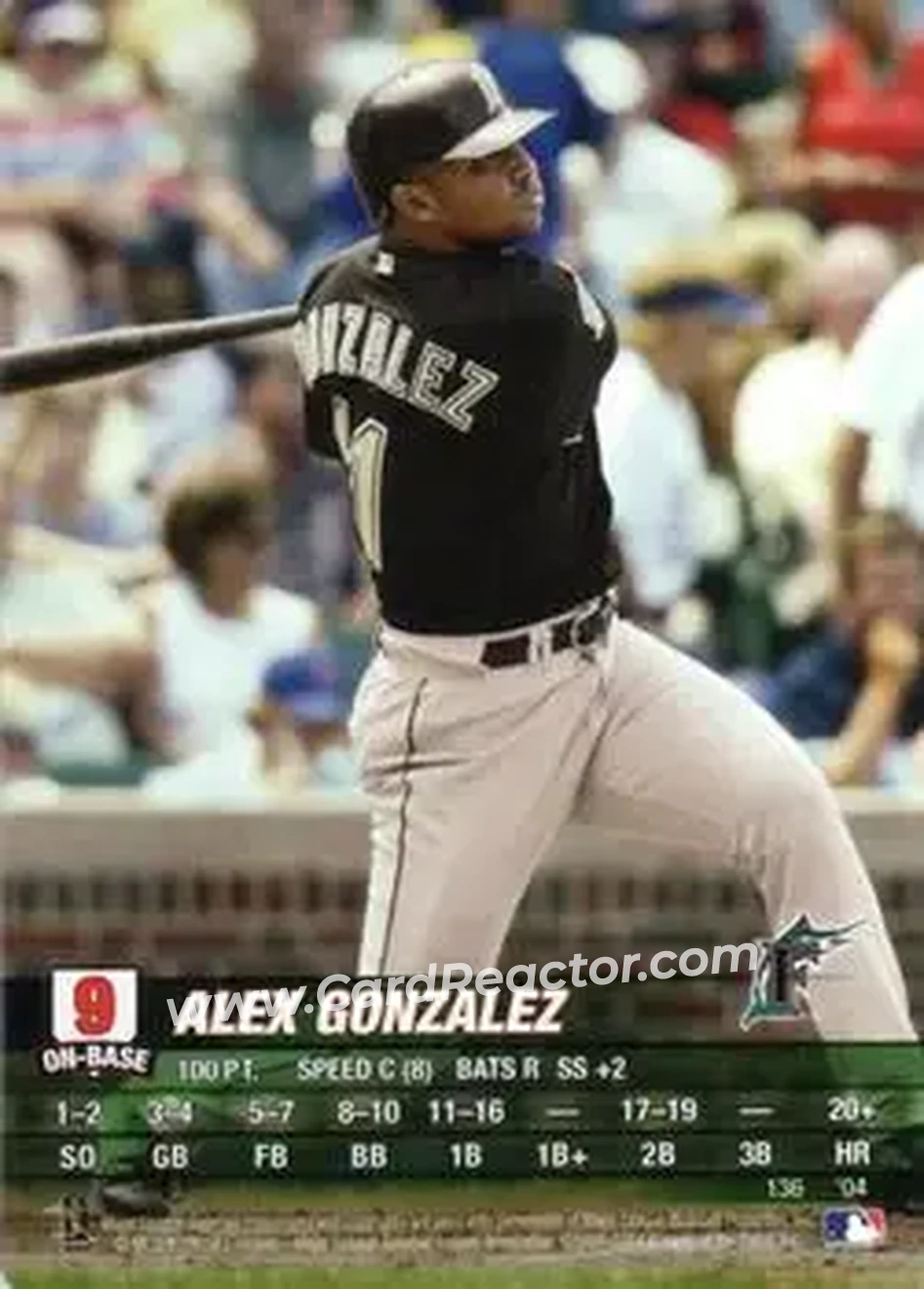 2004 MLB Showdown #136 - Alex Gonzalez - Florida Marlins - Front 2004 MLB Showdown #136 - Alex Gonzalez - Florida Marlins - Front