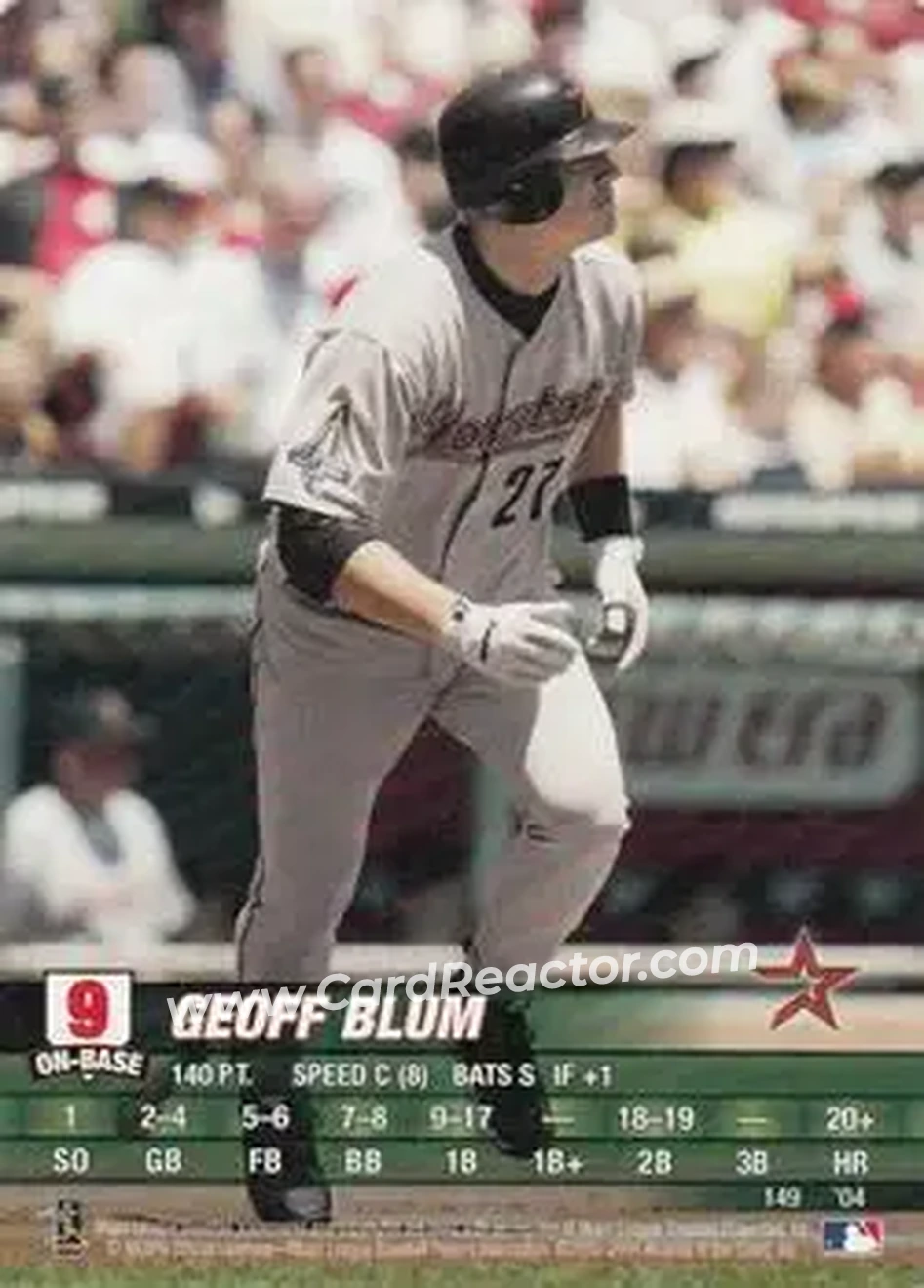2004 MLB Showdown #149 - Geoff Blum - Houston Astros - Front