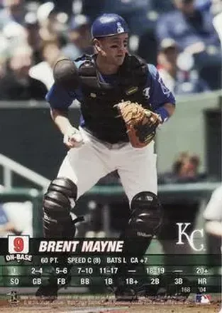 2004 MLB Showdown #168 - Brent Mayne - Kansas City Royals
