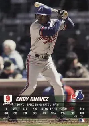 2004 MLB Showdown #208 - Endy Chavez - Montreal Expos