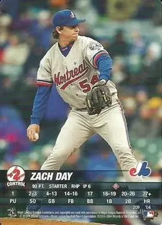 2004 MLB Showdown #209 - Zach Day - Montreal Expos