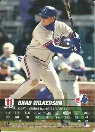 2004 MLB Showdown #214 - Brad Wilkerson - Montreal Expos